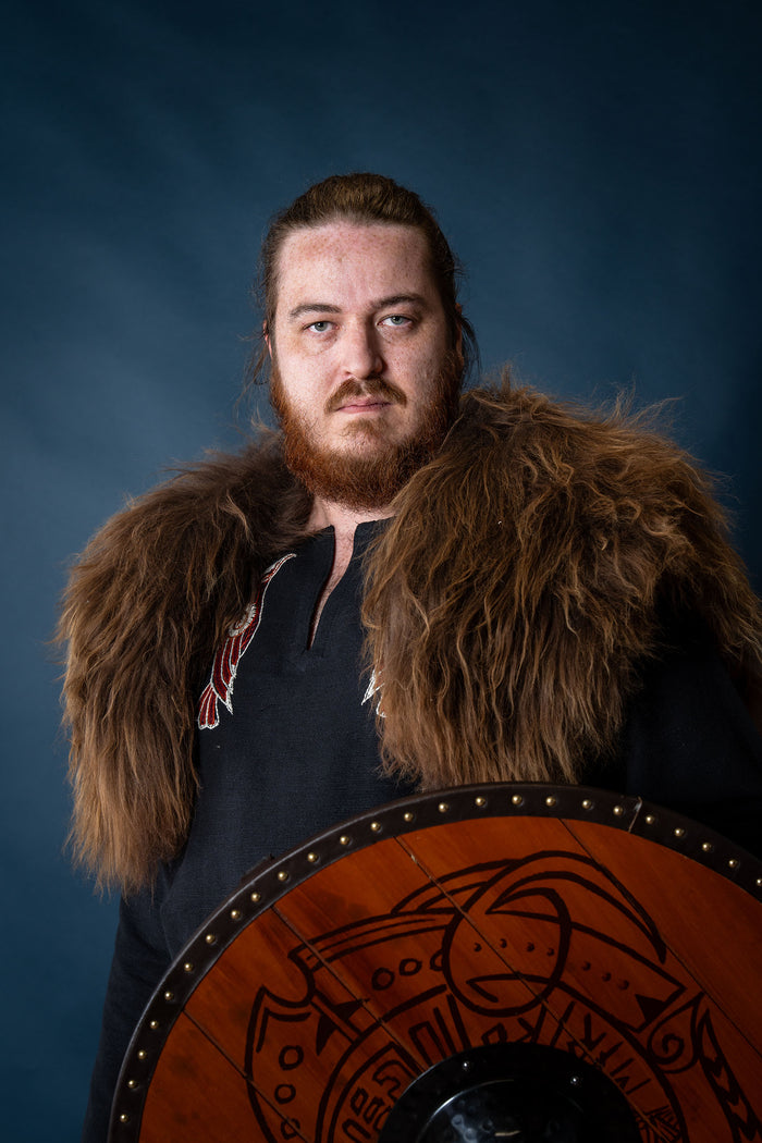 Fåreskind til skuldre Ragnar, brun