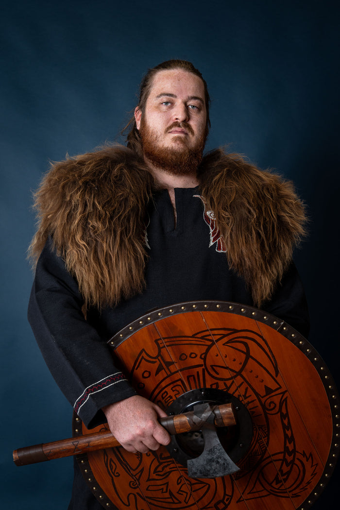 Fåreskind til skuldre Ragnar, brun