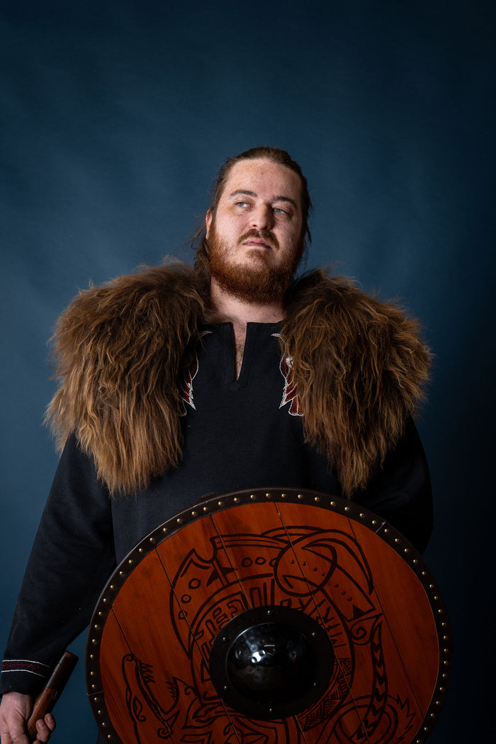 Fåreskind til skuldre Ragnar, brun