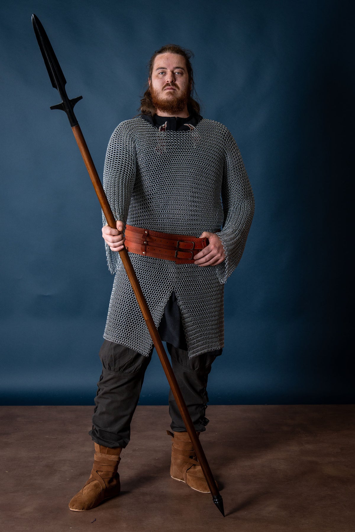 Vikingspjut med vingar (demonterbart skaft), halvskarpt