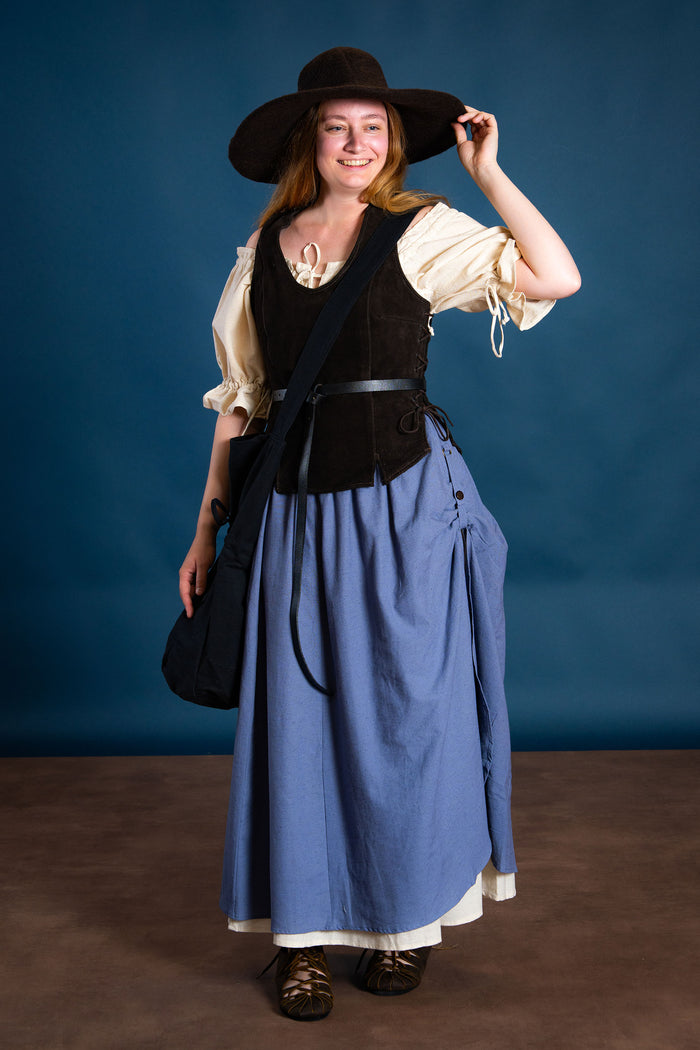 Hatt Guthrie, brun, ullfilt