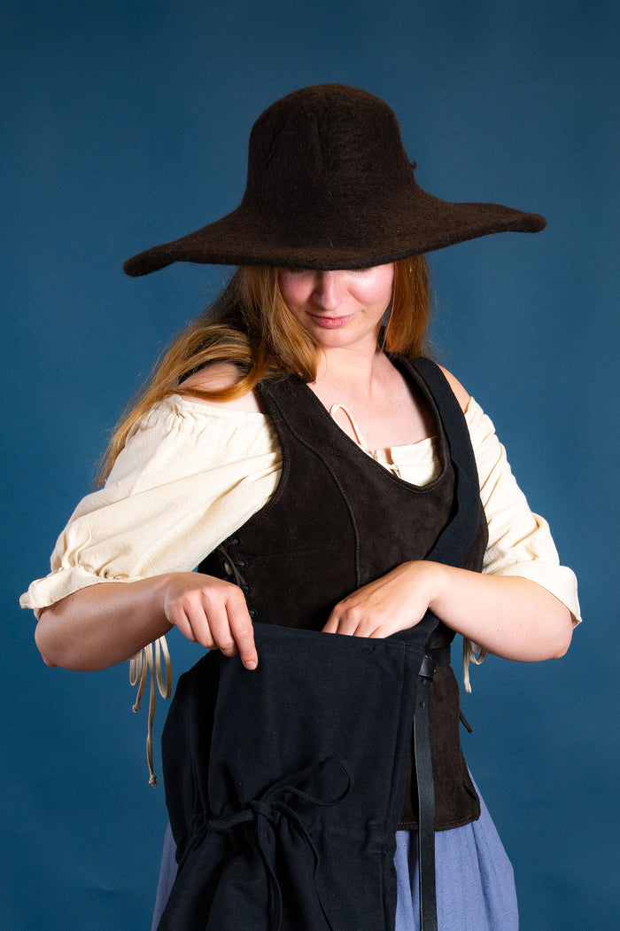 Hatt Guthrie, brun, ullfilt