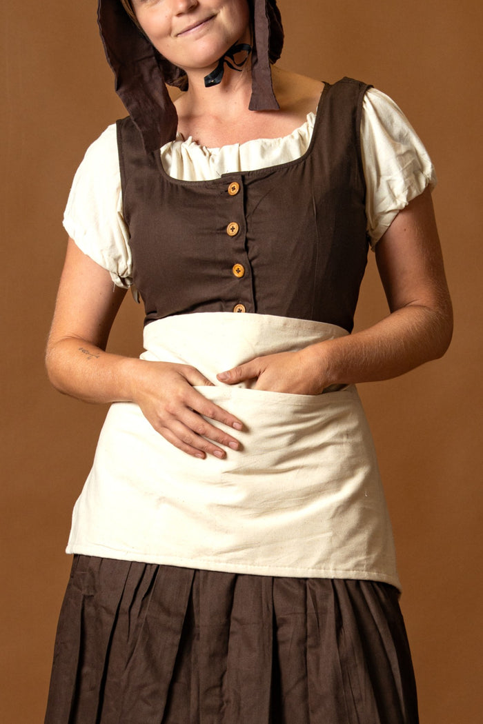 Schort Nele, wit