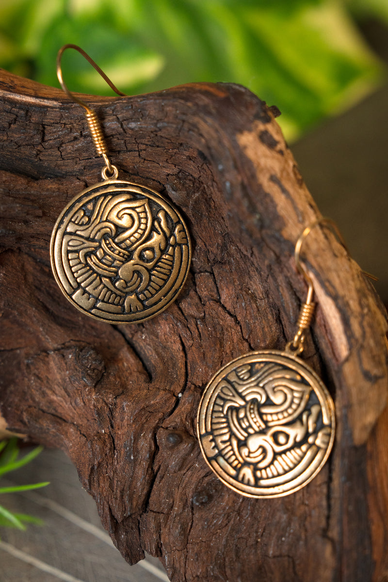 Wikinger Ohrringe Birka, Bronze