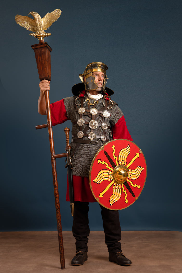 Aquila, Romeinse adelaar met schacht