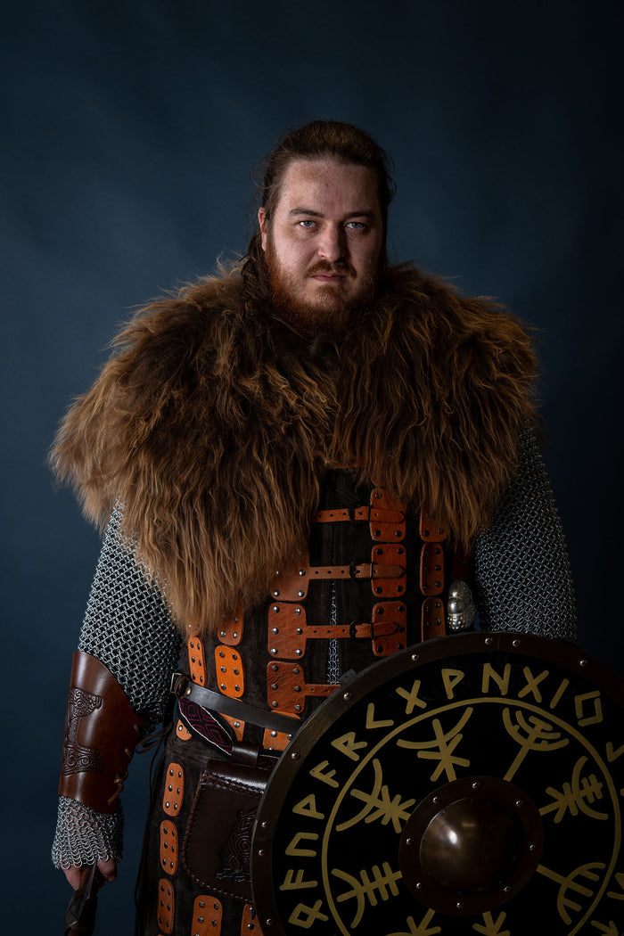 Fåreskind til skuldre Ragnar, brun