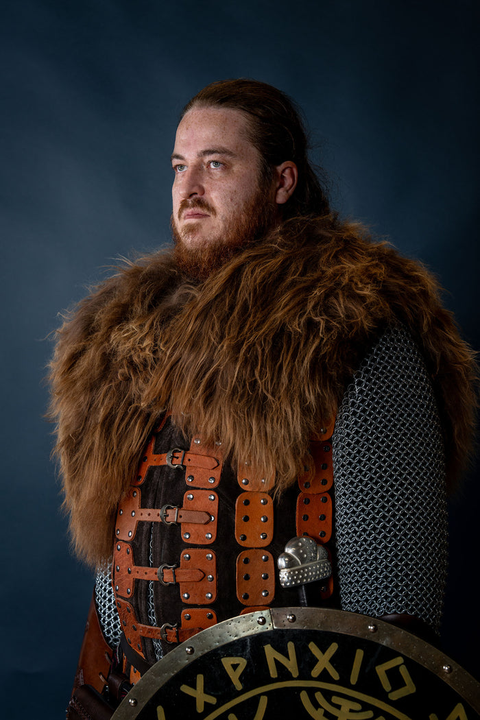 Shoulder fur Ragnar, brown
