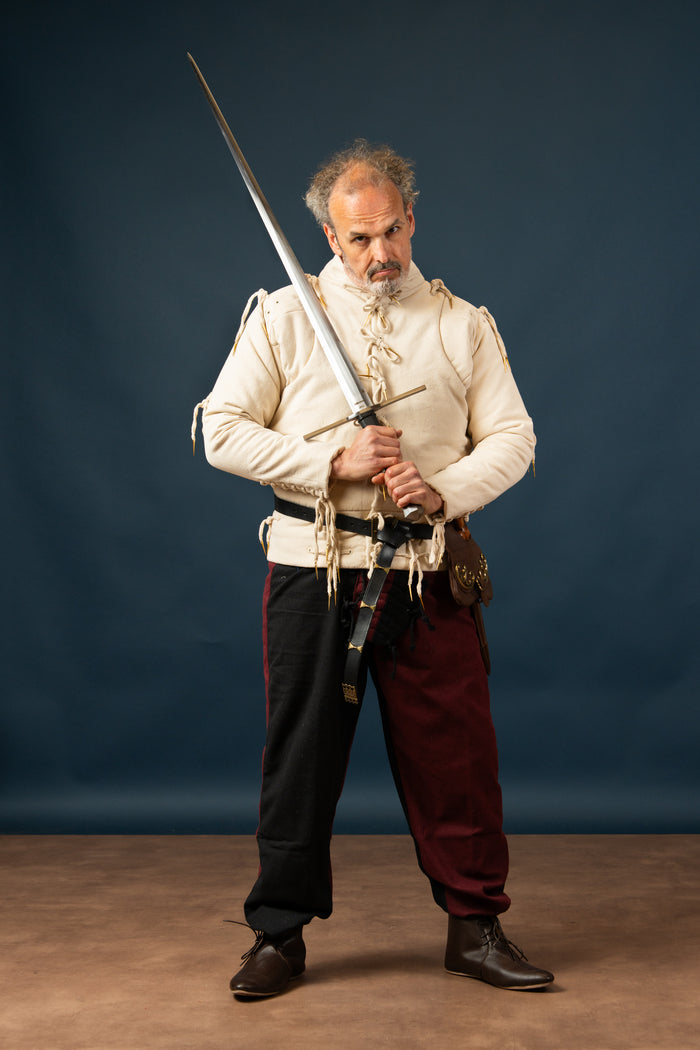 Espada larga inglesa del siglo XV, Royal Armouries, semi-afilada
