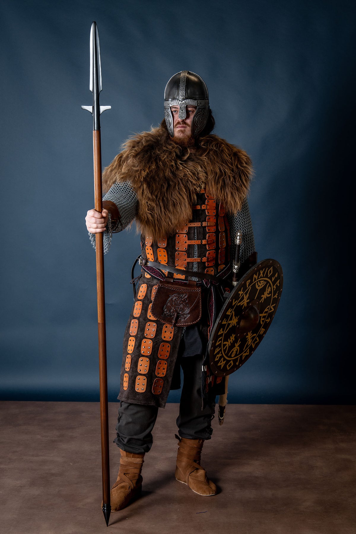 Fåreskind til skuldre Ragnar, brun