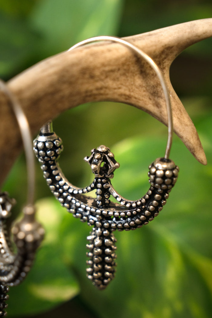 Slaviske øreringe Zawada Lanckorońska, forsølvet bronze