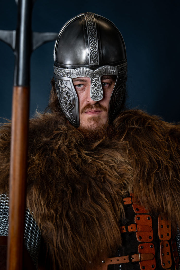 Viking helmet with dragons, 1-1.2 mm