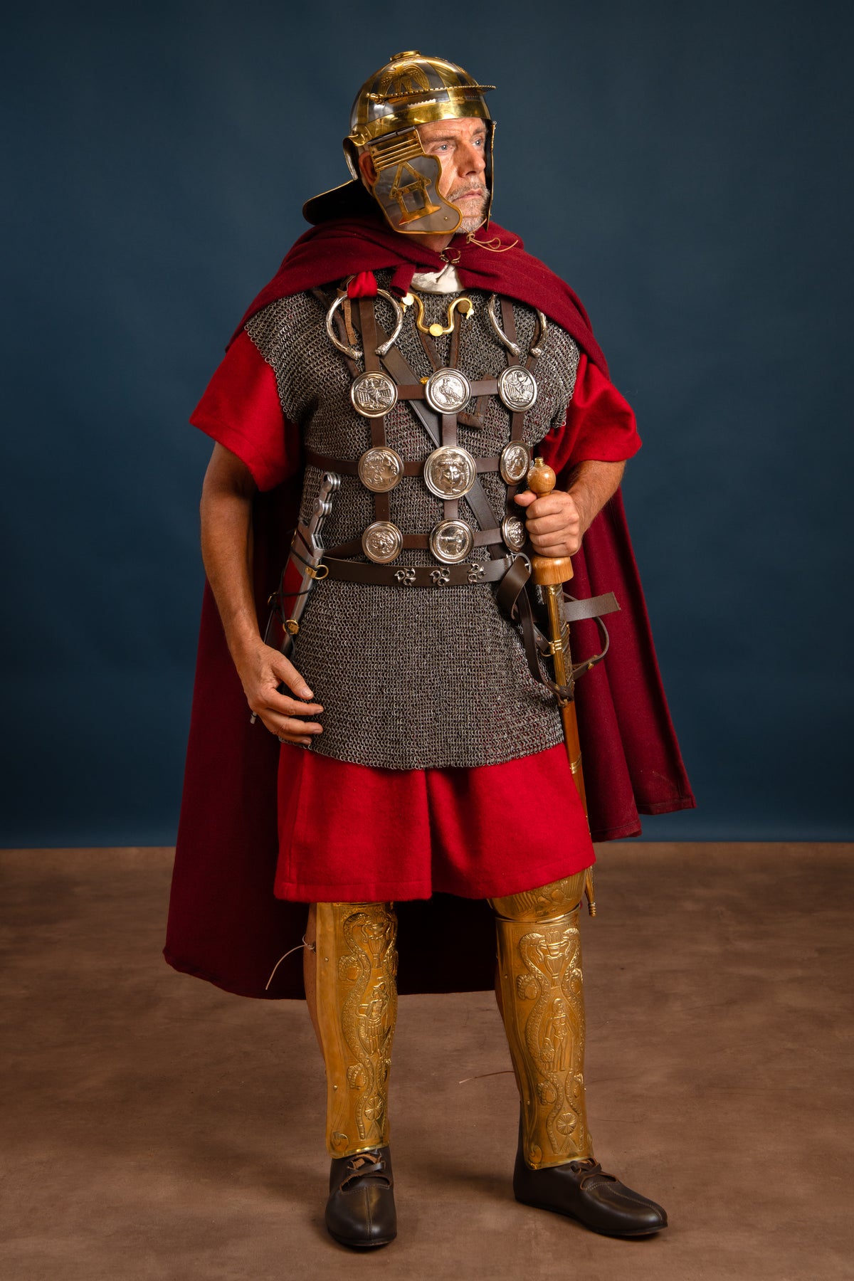 Imperial-italiensk galea D, Moguntiacum, Weisenau, 1,3 mm