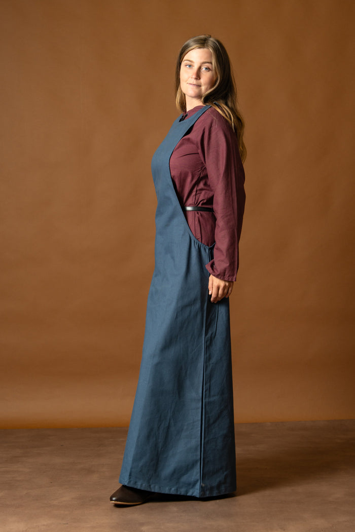 Maritos suknelė, lengvas medvilnė, bordo