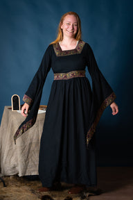 Bliaut Eleonora, zwart