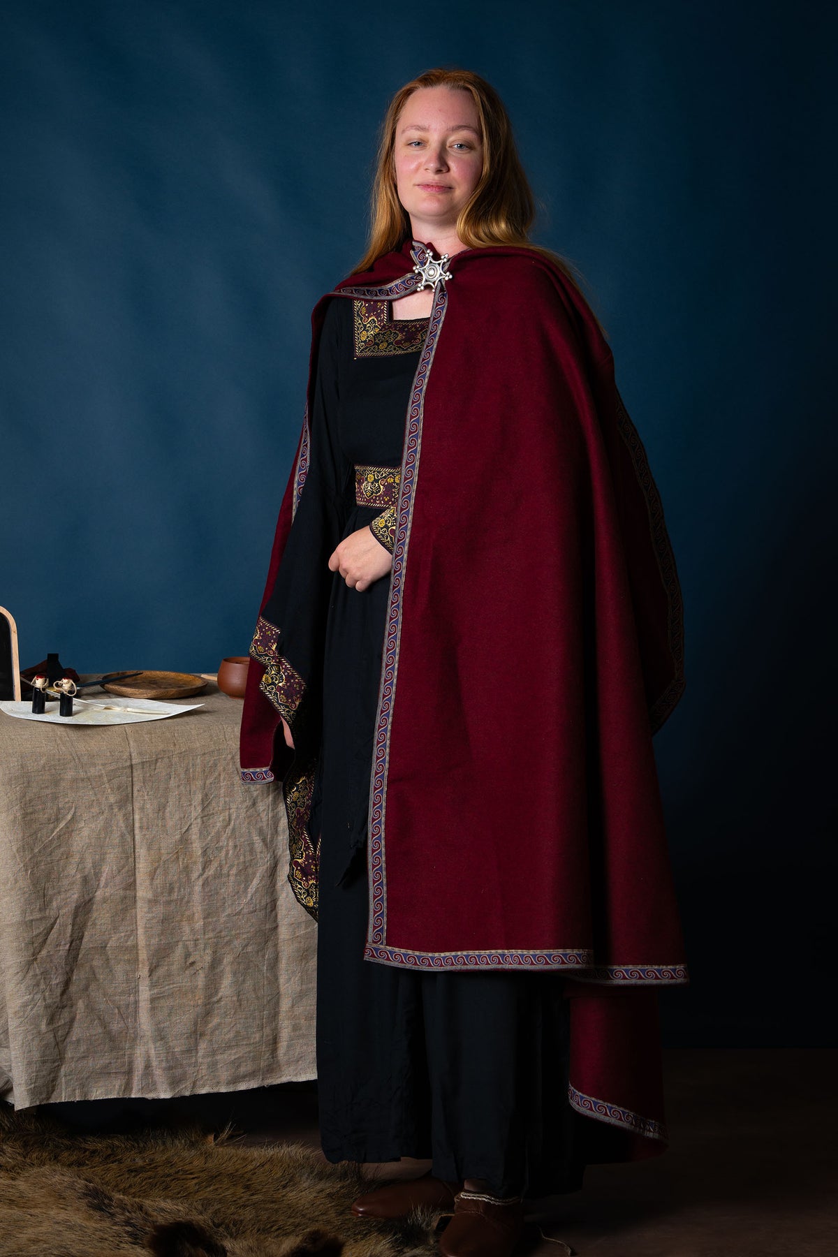 Bliaut Eleonora, zwart