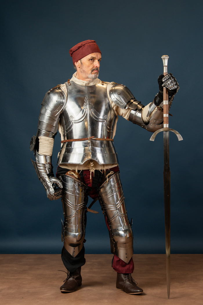 Gotisch beenharnas (1460-1500), 1.6 mm