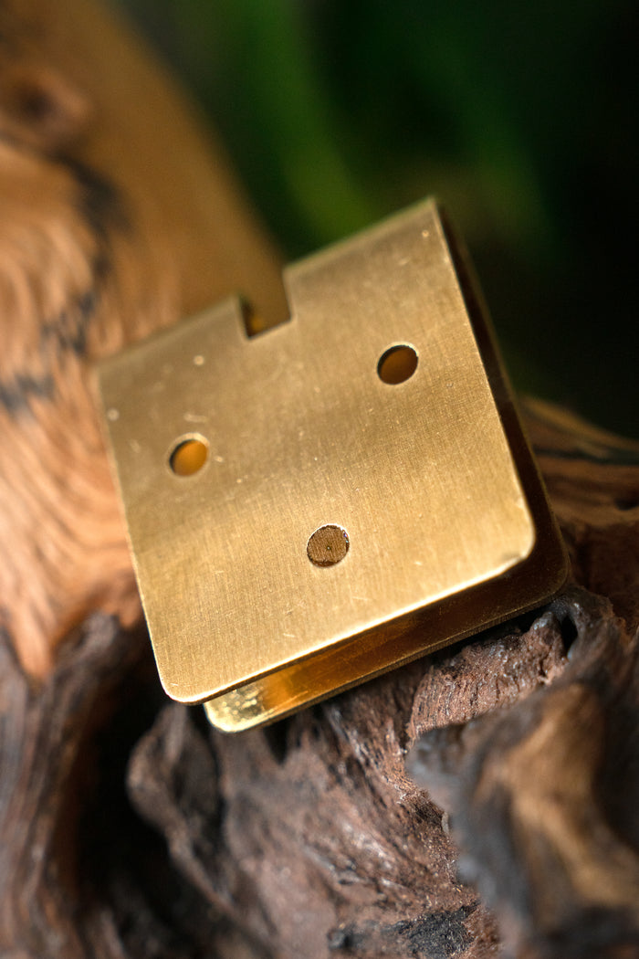 Belt plate 3 cm, bronze