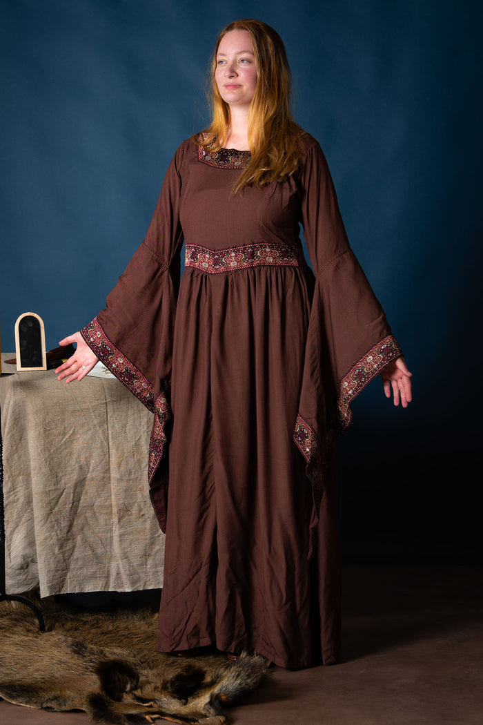 Middeleeuwse jurk Eleonora, rood