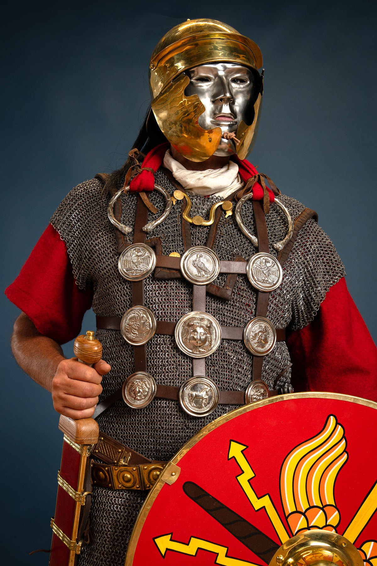 Lorica hamata, mixed rings, 6 mm