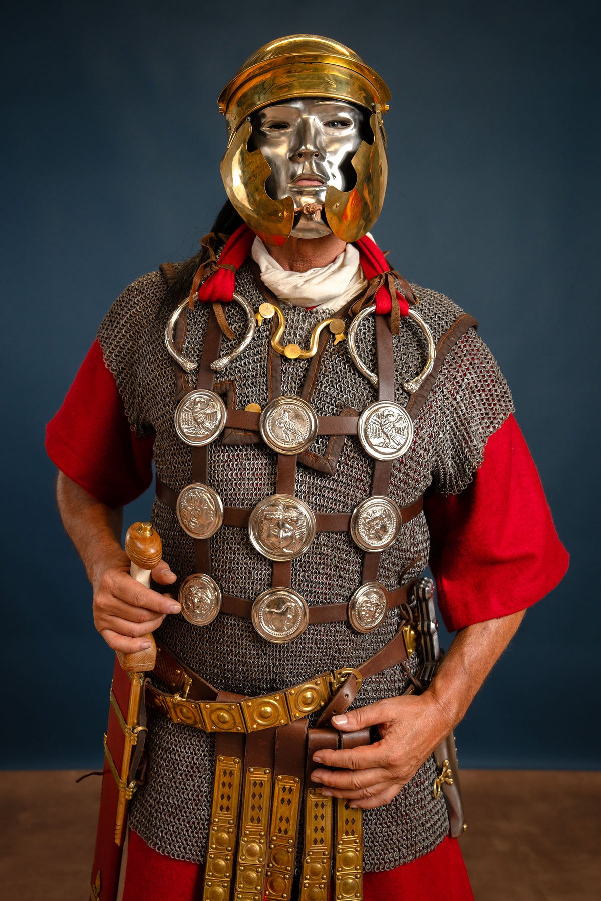 Lorica hamata, mixed rings, 6 mm