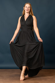 Robe déesses Aphrodite, noir