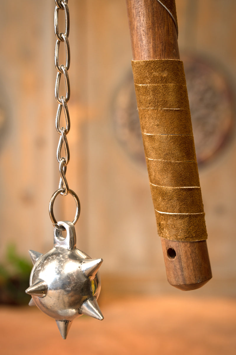 Średniowieczny cep bojowy z 1 gwiazdą