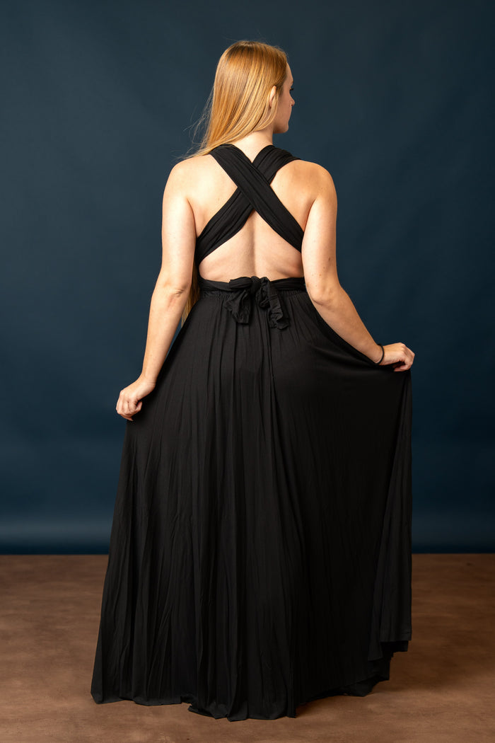 Godinnen Jurk Aphrodite, zwart