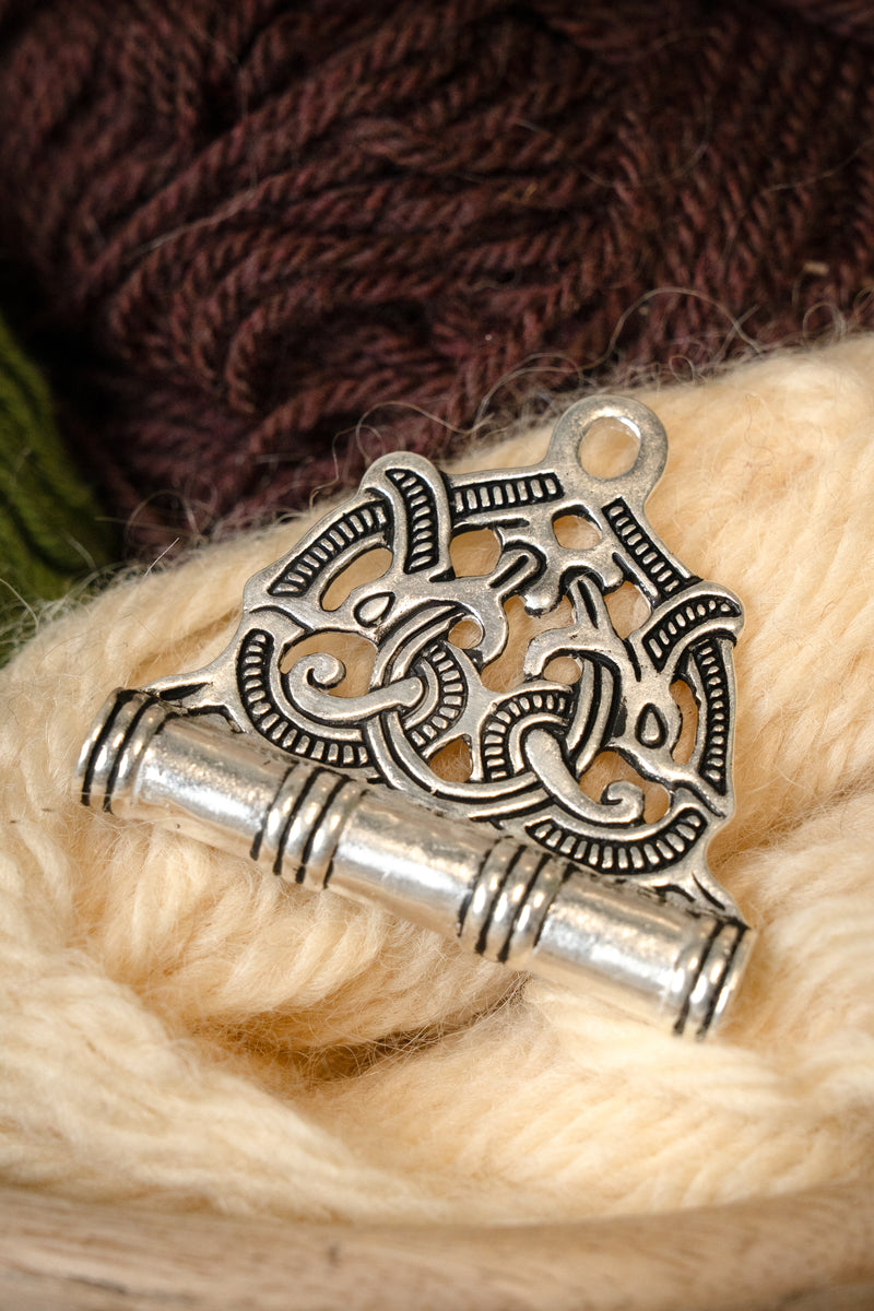 Wikinger Nadelbehälter Jelling, versilbert