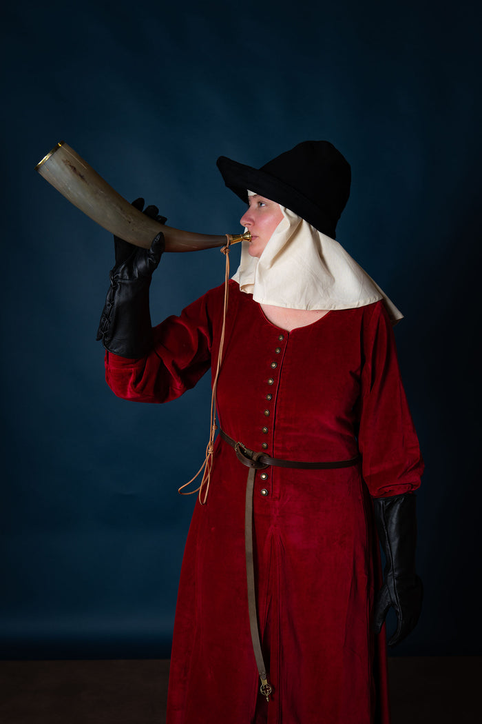 Sombrero bycocket, negro, mezcla de lana