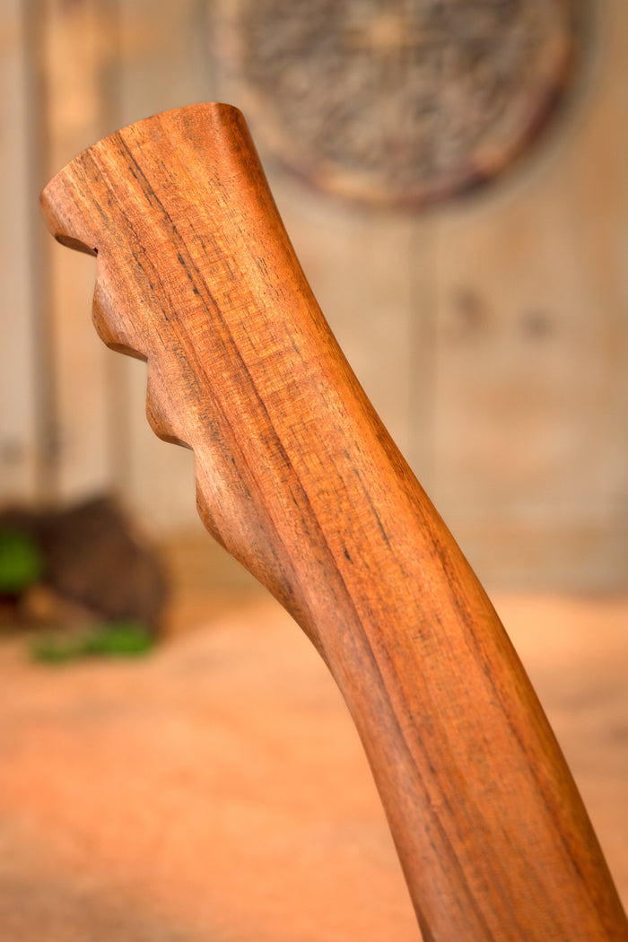 Middelalderlig brugøkse, håndsmedet, semi-skarp