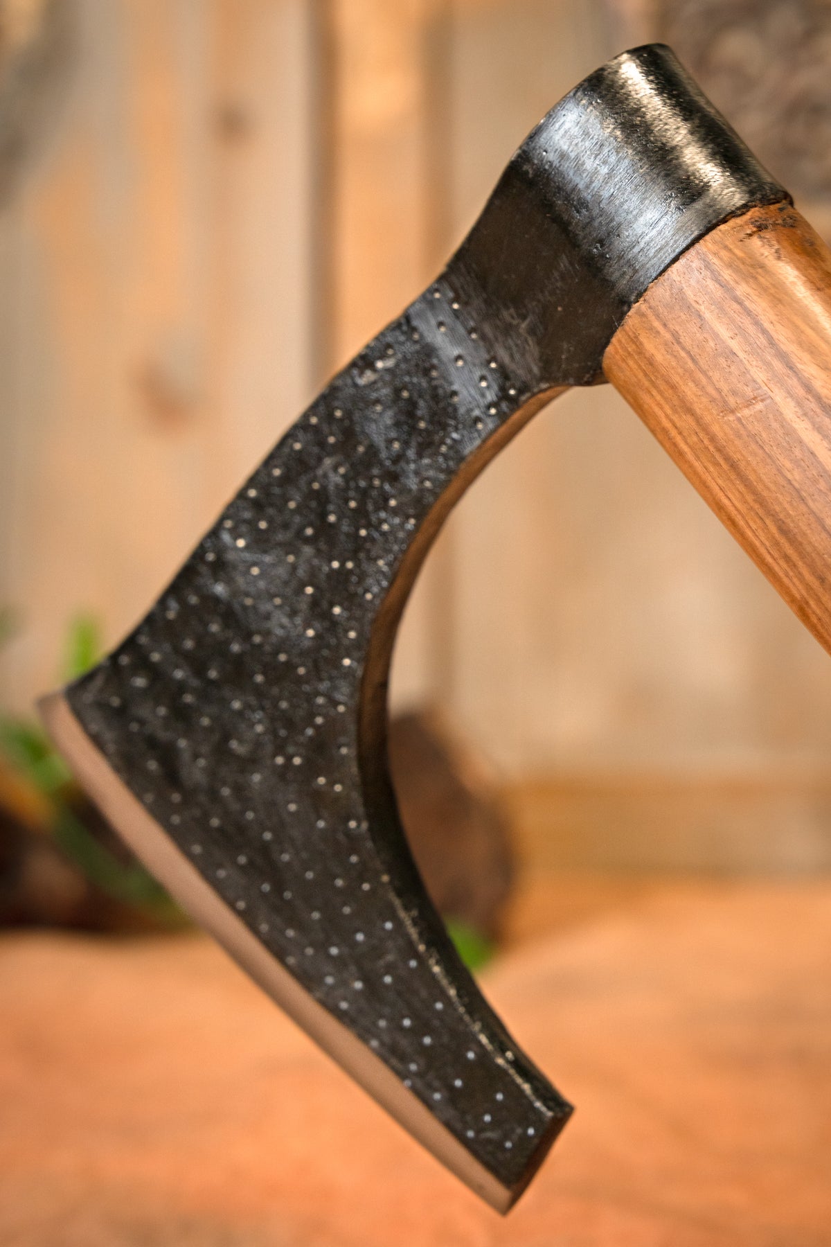 Huscarl skeggox viking, type C, semi-tranchant