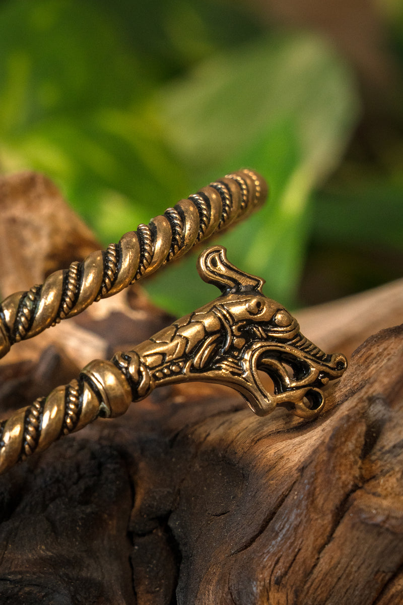 Bracciale vichingo da braccio Haithabu, bronzo