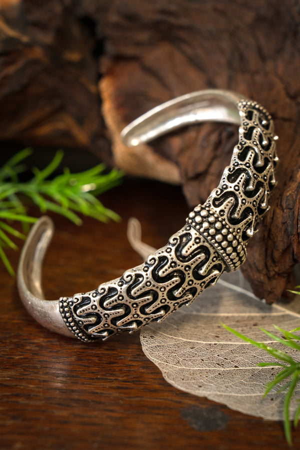 Bracciale vichingo Orupgård, bronzo argentato