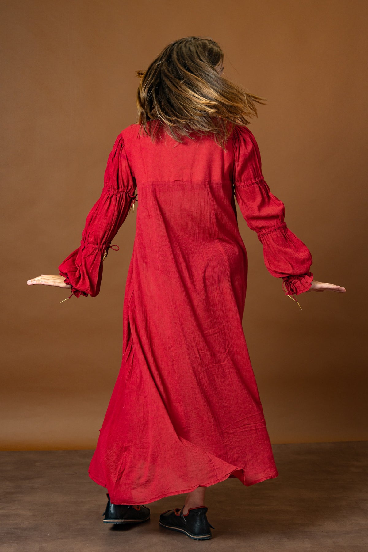 Renaissance dress Lucretia, red