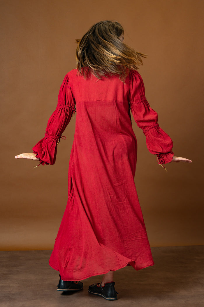 Renaissance dress Lucretia, red