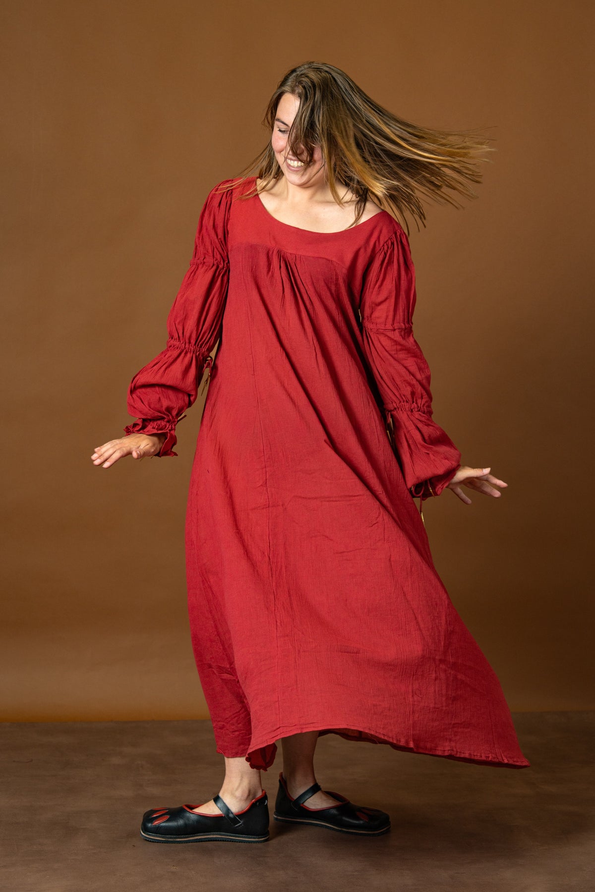 Renaissance dress Lucretia, red