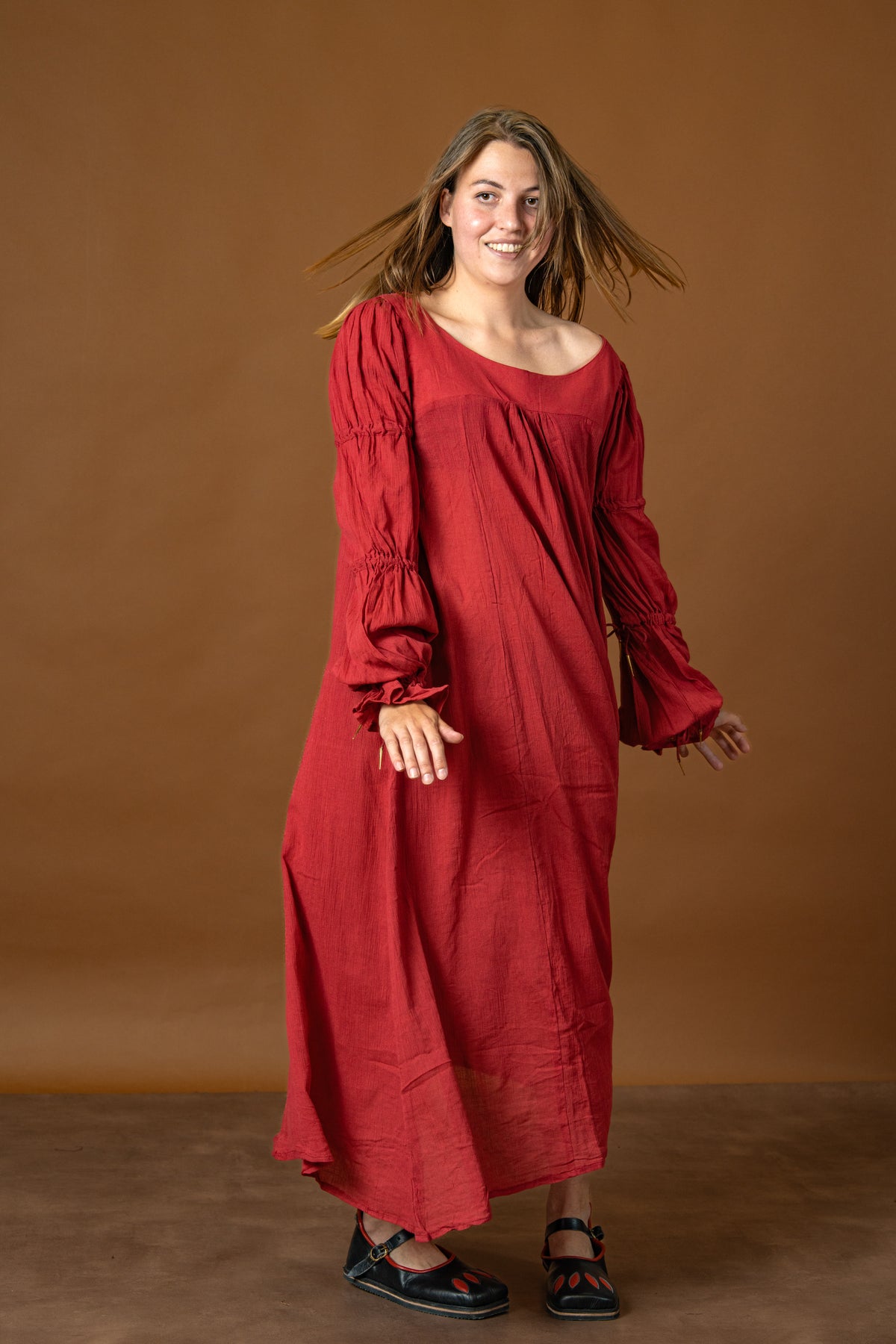 Renaissance dress Lucretia, red