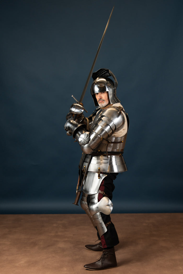 15e eeuwse tweehander, Royal Armouries, semi-scherp