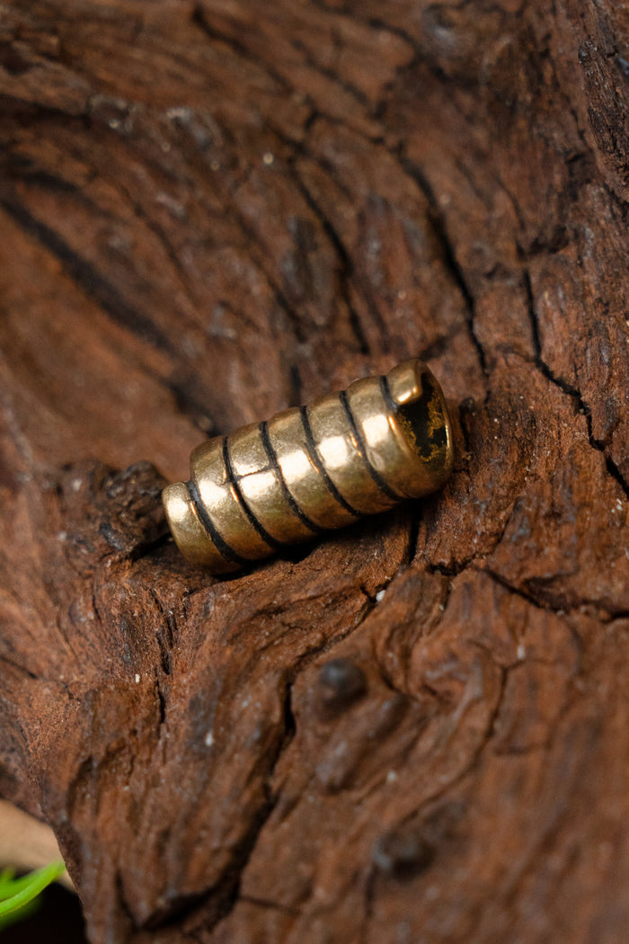 Wikinger Haar und Bartperle, Bronze