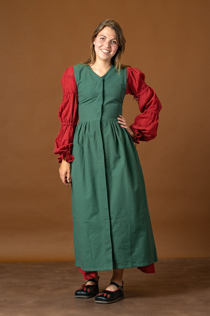 Renaissance dress Lucretia, red