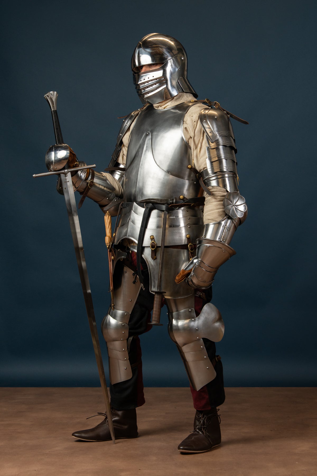 15e eeuwse tweehander, Royal Armouries, semi-scherp