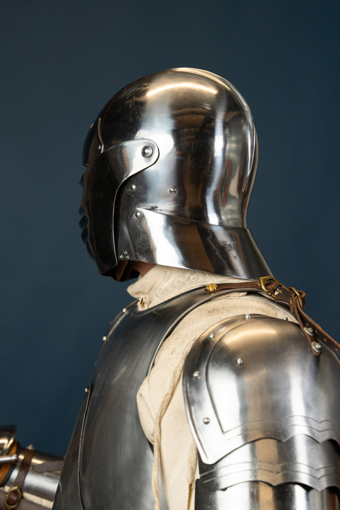 Pūšamā sallet Wallace kolekcija, 2 mm (gatavs kaujai)
