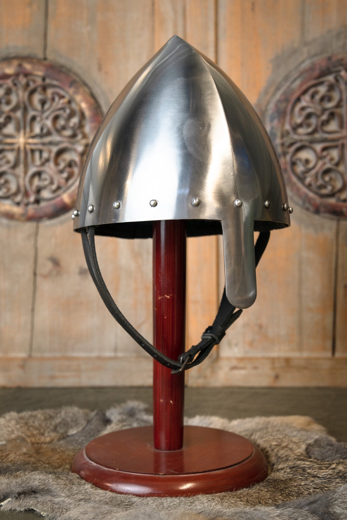 Nashelm aus dem 11. Jahrhundert, 2 mm (battle-ready)