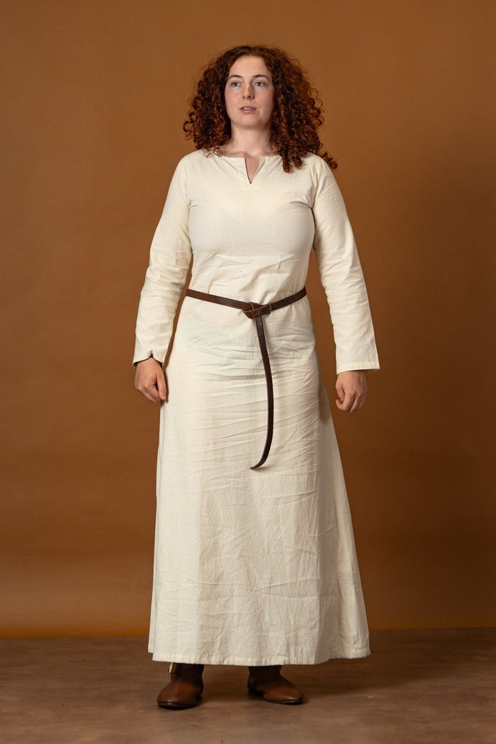 Middeleeuwse jurk Elisa, wit