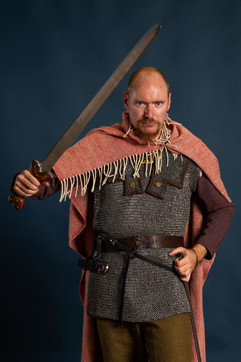 Spada gallica La Tène Marna, semi-affilata