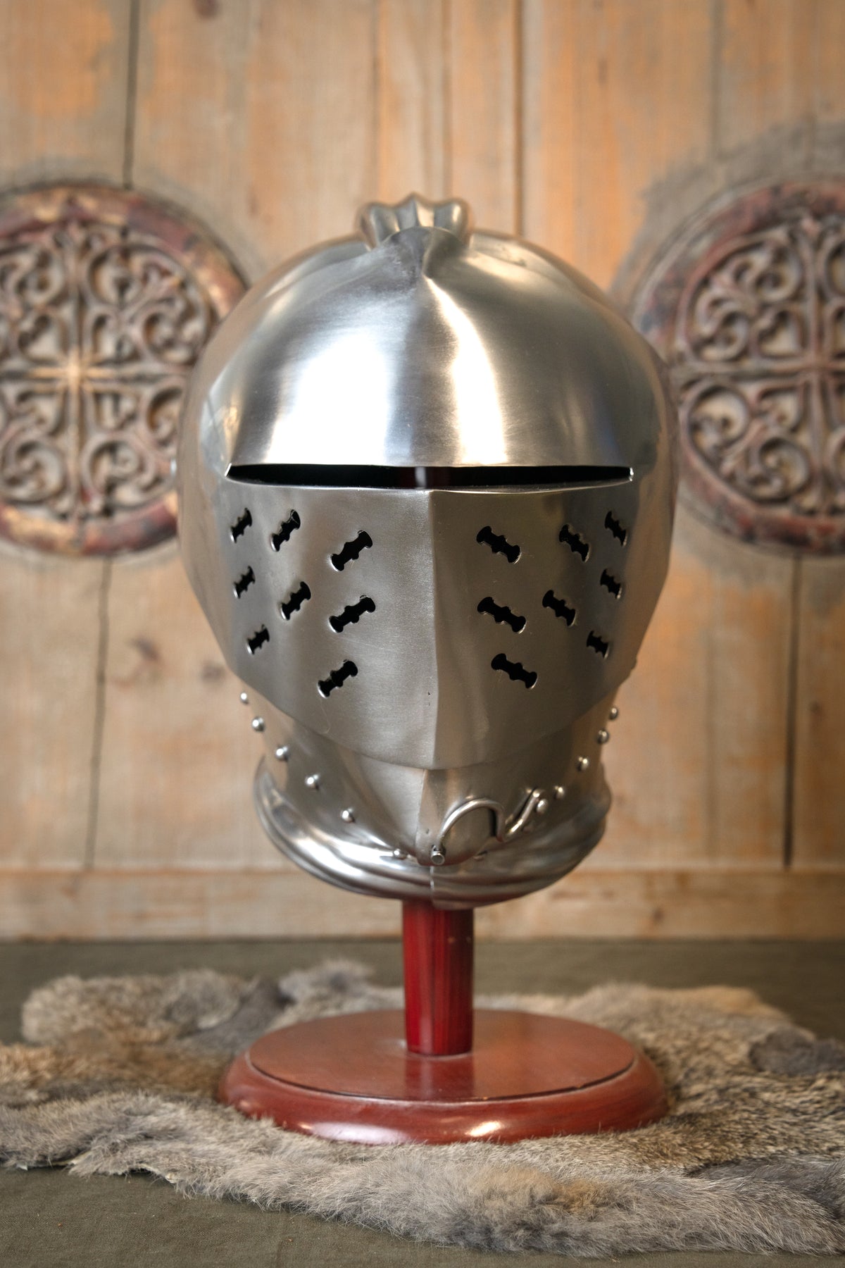 Armet alemán del siglo XVI, 1–1,2 mm