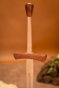 Wooden training sword, two-handed