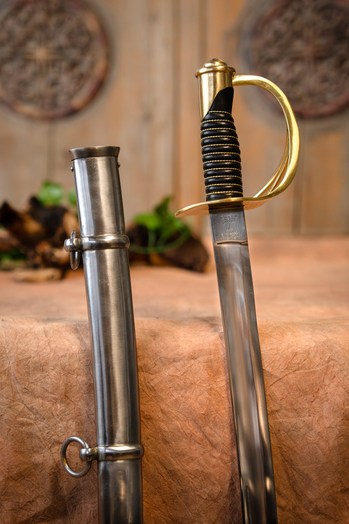 Szabla kawaleryjska US Army 1840 z pochwą, półostra