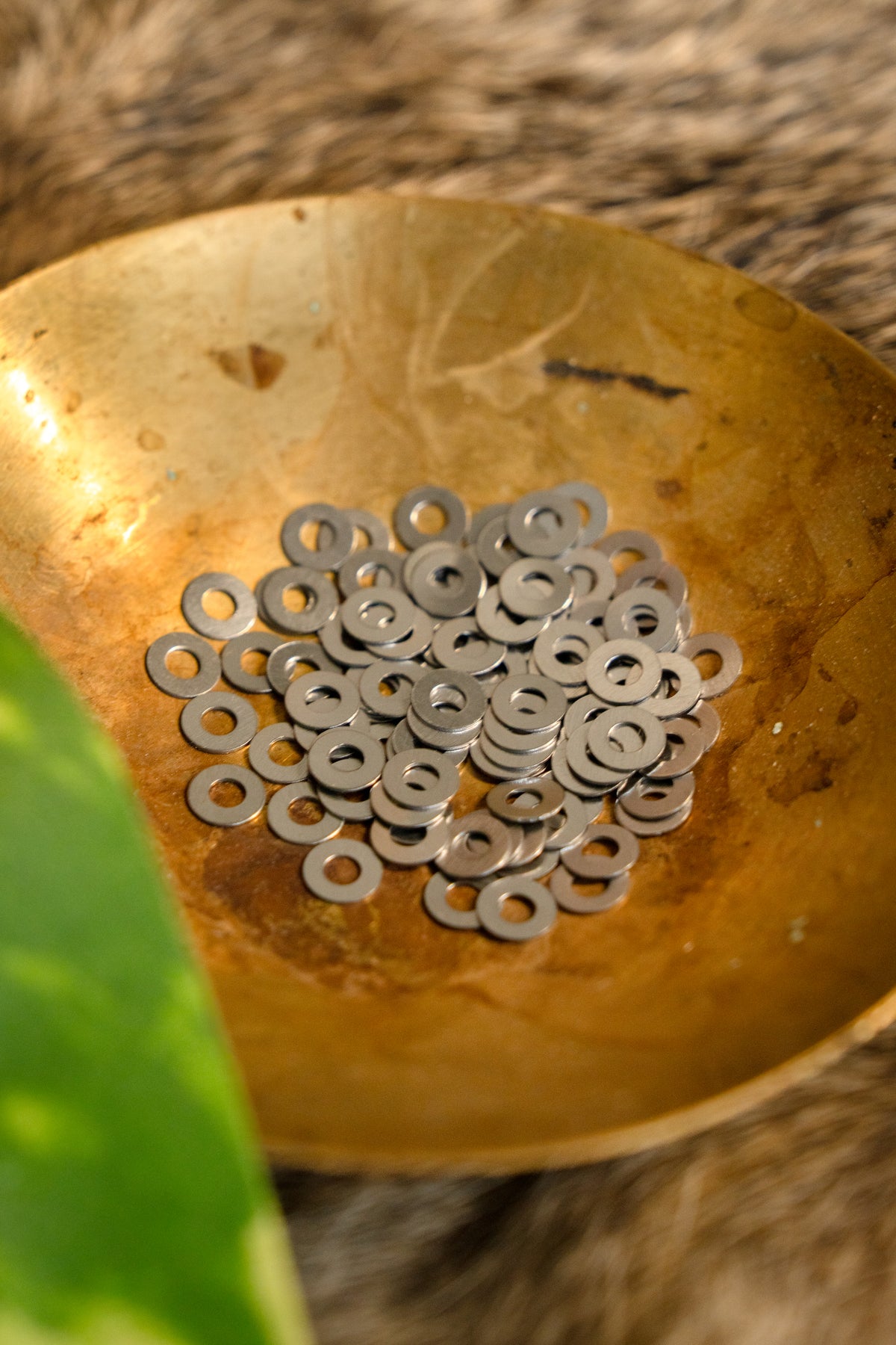 Ringar, små, set om 100