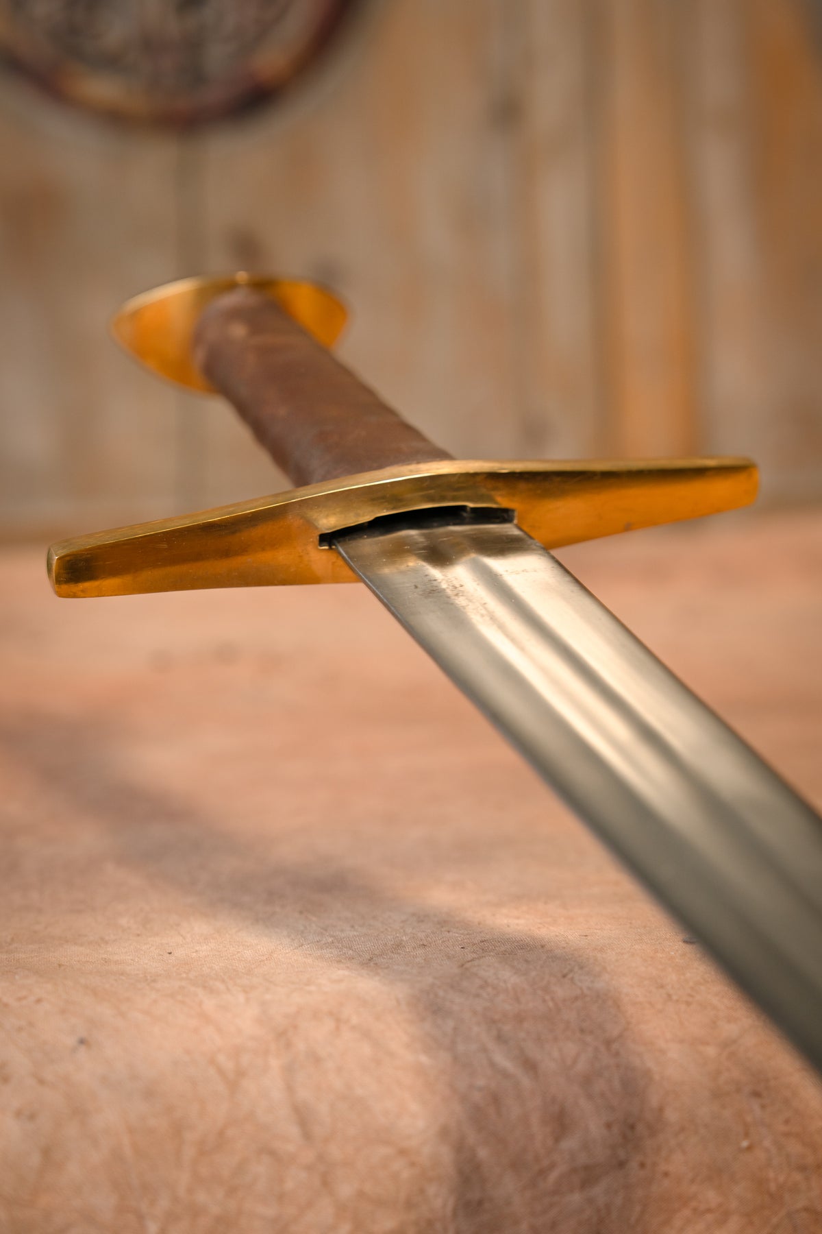 Espada Templária Hugo de Payens, semi-afiada